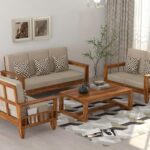 Sheesham Wood Sofa Set 7 Seater