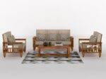 Sheesham Wood Sofa Set 7 Seater - Image 3