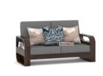 Sheesham Wood 7-Seater Sofa Set – Walnut Finish - Image 3