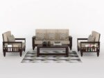 Sheesham Wood Sofa Set 7 Seater - Image 21