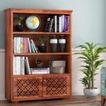 Sheesham Wood Bookcase with Two Door