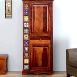 FurnitureWay Sheesham Wood Wardrobe – Honey Finish