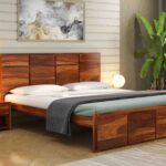 Andrott Solid Sheesham Wood Bed (Without Storage)