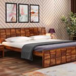 Hawaii Solid Sheesham Wood Bed (Without Storage)