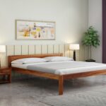 James Solid Sheesham Wood Bed (Without Storage)