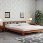 Viper Solid Sheesham Wood Bed (Without Storage)